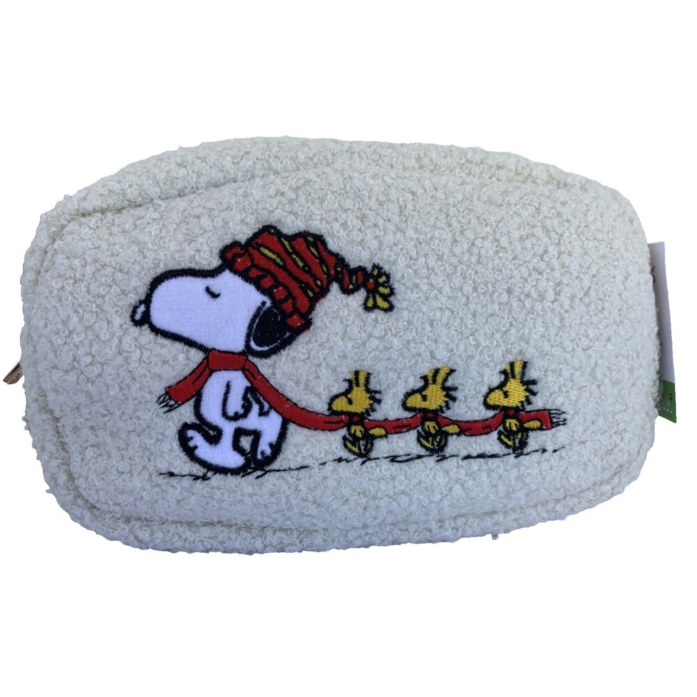 Sherpa Makeup Bag SNOOPY Beagle Peanuts Dog Woodstock Brand New w/ Tag